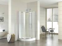 Душевой уголок Azario Edmonton 90х90 AZ-NNC2231 900 профиль Хром стекло прозрачное