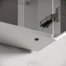 Зеркальный шкаф Sancos Evoke 100 SC80100 с подсветкой цвет Серый
