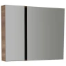 Зеркальный шкаф Creavit Verti 100 VE1100.00.VV с подсветкой Орех МДФ / ЛДСП, стекло
