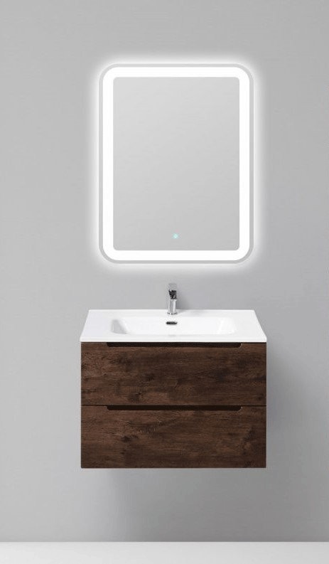 Тумба под раковину BelBagno ETNA 39-700/390-2C-SO-RW-P подвесная Rovere Moro МДФ / ЛДСП