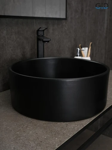 Раковина-чаша Gid Esfera 40 Bm9011 53368 цвет Черный матовый
