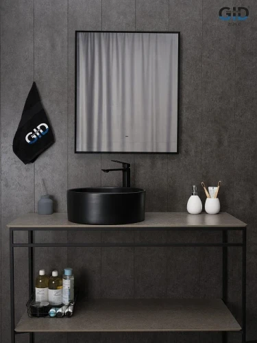 Раковина-чаша Gid Esfera 40 Bm9011 53368 цвет Черный матовый