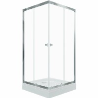 Душевой уголок Triton Вента-Хром 100х80 Щ0000049617 профиль Хром стекло прозрачное