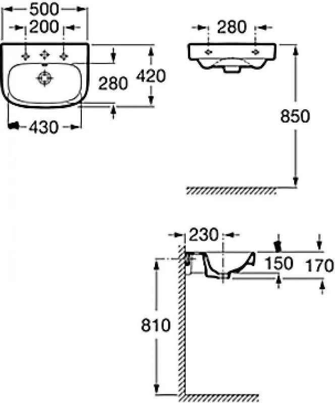 Раковина Roca Debba 50 732799600Y цвет Белый