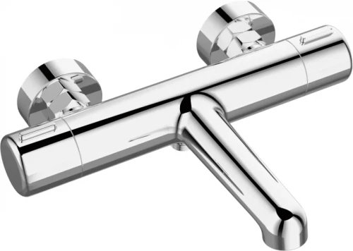 Душевая система Agger Thermo A2493500 с термостатом Хром латунь на стену