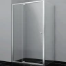 Душевая стенка WasserKRAFT Aula 90 11P05-RP90 профиль Хром стекло прозрачное