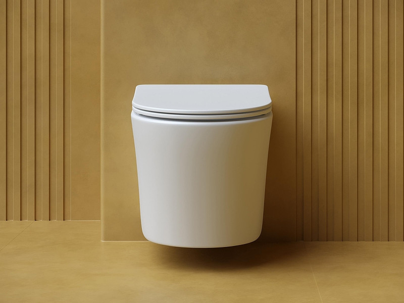 Унитаз с инсталляцией DIWO Ceramicanova Balearica Rimless CN6000MW + DIWO 4501 с сиденьем Микролифт с клавишей смыва цвет Глянцевый белый