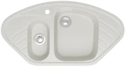 Кухонная мойка Domaci Болонья 94 М-23-001 цвет Белый