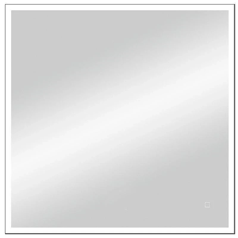 Зеркало Континент Solid 800x800 ЗЛП1608 с подсветкой с сенсорным выключателем