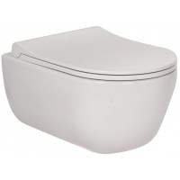 Комплект унитаза с инсталляцией Berges Novum Rimless 047255 с сиденьем Микролифт и Черной клавишей смыва фарфор подвесной