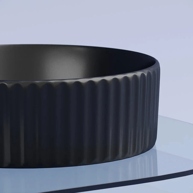 Раковина-чаша Ceramicanova Element 36 CN6057MB Черная матовая фарфор накладная