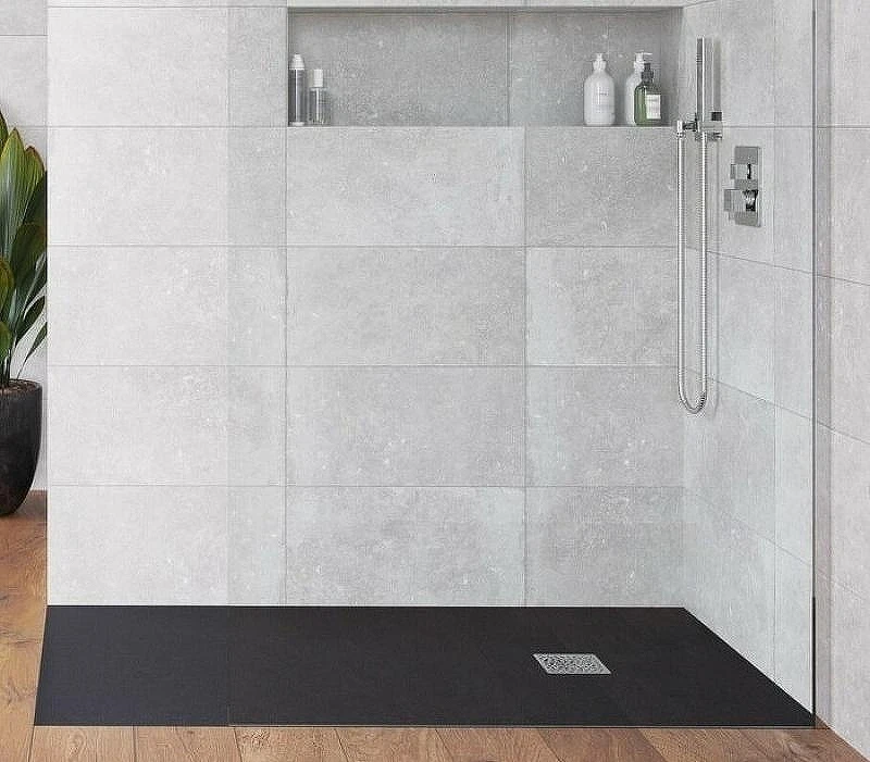 Душевой поддон из искусственного камня Excellent Arda 180x90 BREX.1503.180.090.BLN Черный