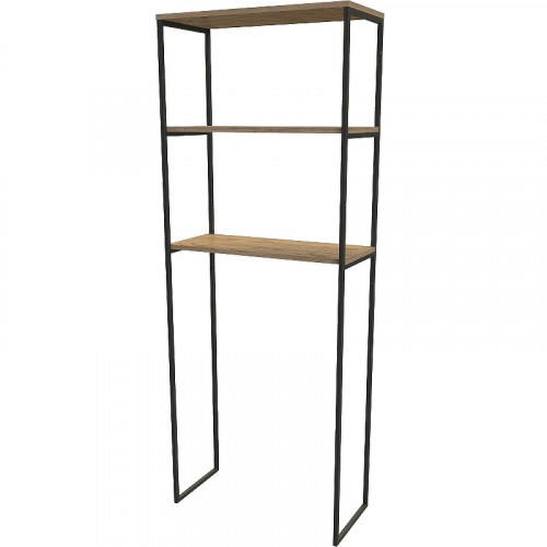 Стеллаж 1MarKa Grunge Loft 65 Ц0000005440 над стиральной машиной Дуб вотан МДФ / ЛДСП