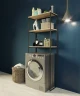 Стеллаж 1MarKa Grunge Loft 65 Ц0000005440 над стиральной машиной Дуб вотан МДФ / ЛДСП