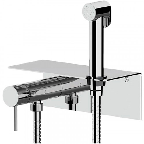 Гигиенический душ со смесителем Remer X-Style X65C25TW Хром латунь встраиваемый