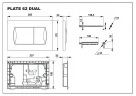 Комплект унитаза с инсталляцией Roca Mateo 893100010 с сиденьем Микролифт и клавишей смыва Хром