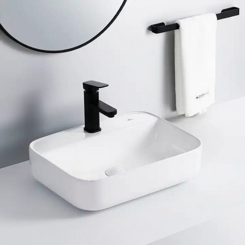 Раковина Royce Brooklyn 50 RCW-142101WH Белая фаянс накладная