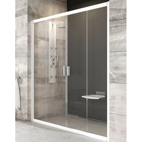 Душевая дверь Ravak Blix BLDP4 170 0YVV0100Z1 профиль Белый стекло Transparent