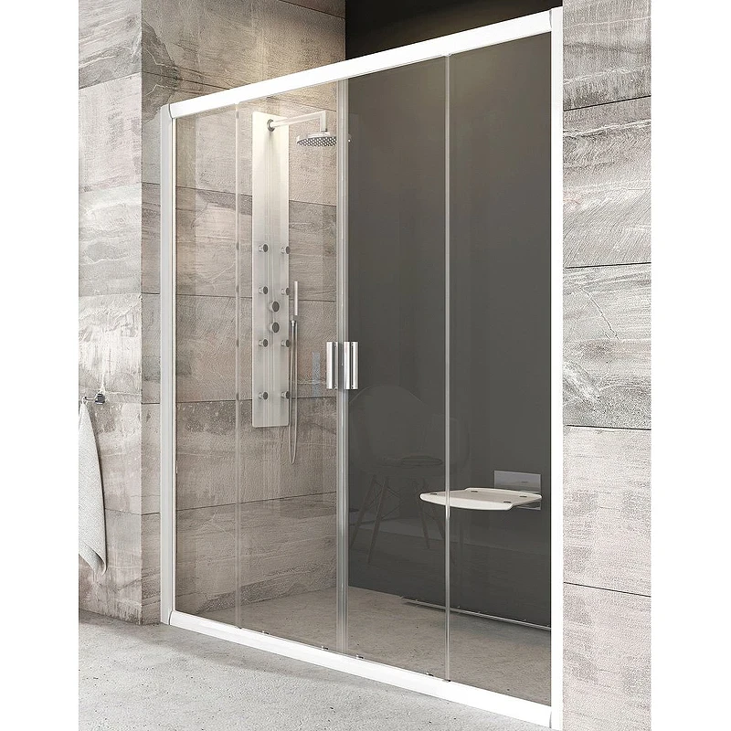 Душевая дверь Ravak Blix BLDP4 170 0YVV0100Z1 профиль Белый стекло Transparent
