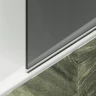 Шторка на ванну Maybah Glass MGV-613-6 600x1400 поворотная на монопетле Черный стекло графитовое