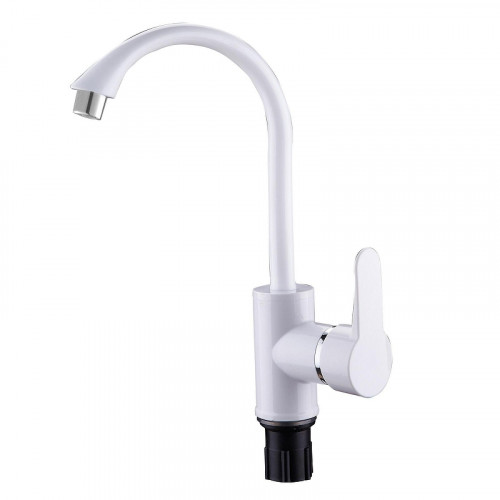 Смеситель для кухни Ростовская Мануфактура Сантехники PL5-017F-1 Белый