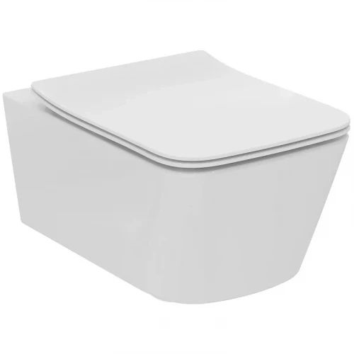 Унитаз подвесной Ideal Standard Blend Cube T368601+T521101 цвет Белый с сиденьем Микролифт