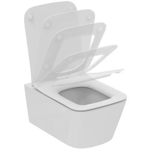 Унитаз подвесной Ideal Standard Blend Cube T368601+T521101 цвет Белый с сиденьем Микролифт