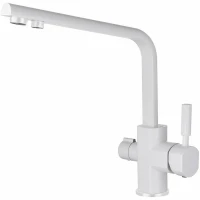 Смеситель для кухни Kaiser Decor 40144-10 Белый глянцевый латунь