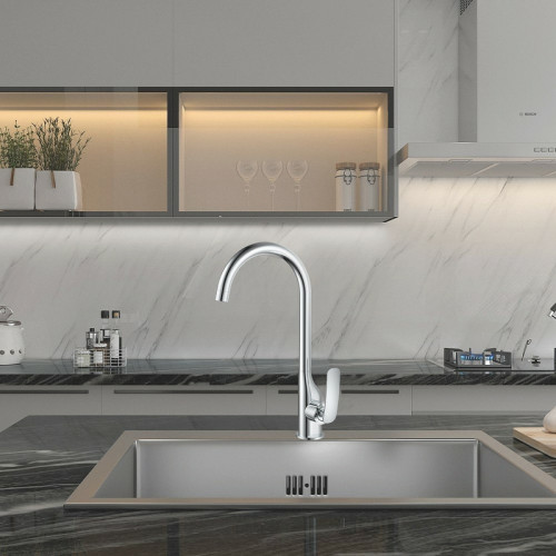 Смеситель для кухни Haiba HB70616 Хром латунь