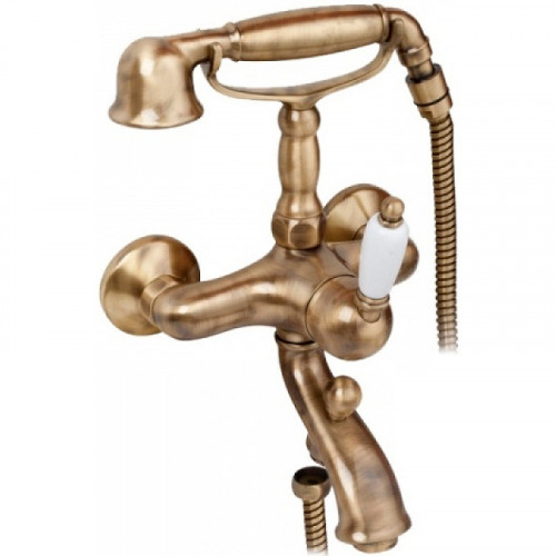 Смеситель для ванны Gattoni Orta 2700/27V0 OLD Бронза латунь на стену