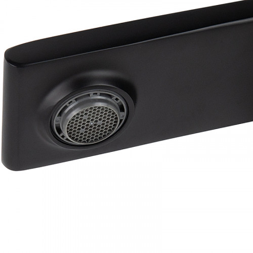 Смеситель для ванны Kaiser Serio 05322-9 с термостатом Черный матовый латунь на стену