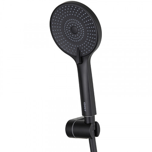 Смеситель для ванны Kaiser Serio 05322-9 с термостатом Черный матовый латунь на стену