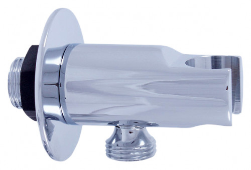 Шланговое подсоединение с держателем душа Rav Slezak MD0614R Хром латунь на стену