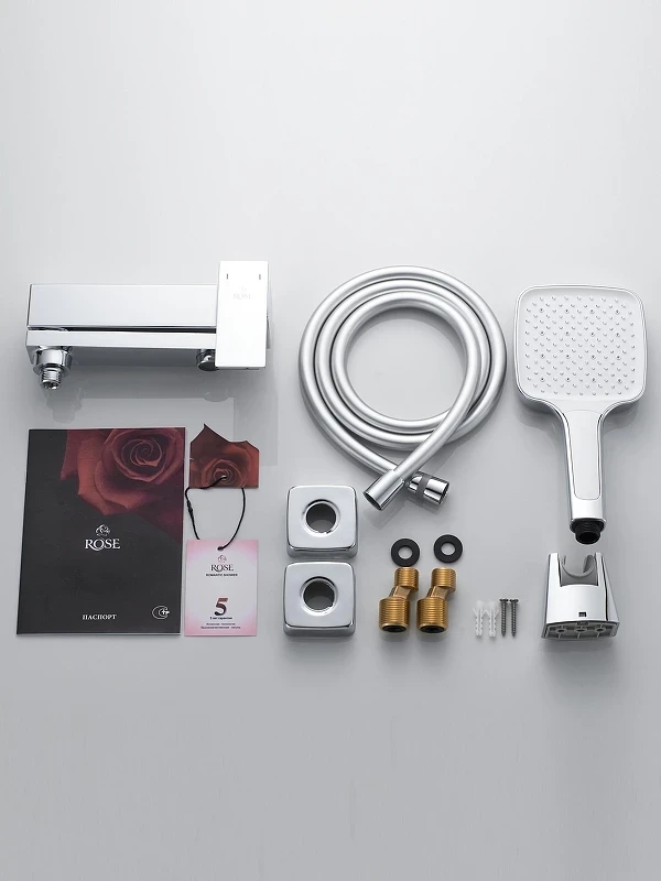 Смеситель для ванны Rose R2802 цвет Хром