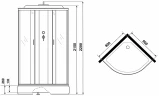 Душевая кабина Niagara Classic 90x90 NG-6701-14 без гидромассажа