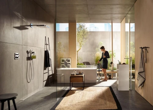 Шланговое подсоединение Hansgrohe Fixfit Porter 300 26456400 с полкой и держателями лейки Хром Белый на стену