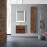 Тумба под раковину Vincea Mia 60 VMC-2MC600RW подвесная R.Wood МДФ / ЛДСП