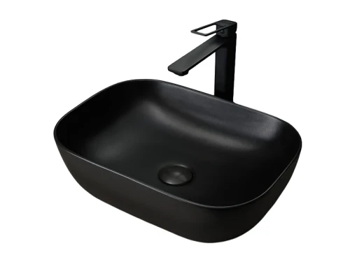 Раковина-чаша Gid Geometrico Bm1333 46 53367 цвет Черный матовый