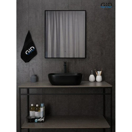 Раковина-чаша Gid Geometrico Bm1333 46 53367 цвет Черный матовый