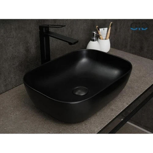 Раковина-чаша Gid Geometrico Bm1333 46 53367 цвет Черный матовый