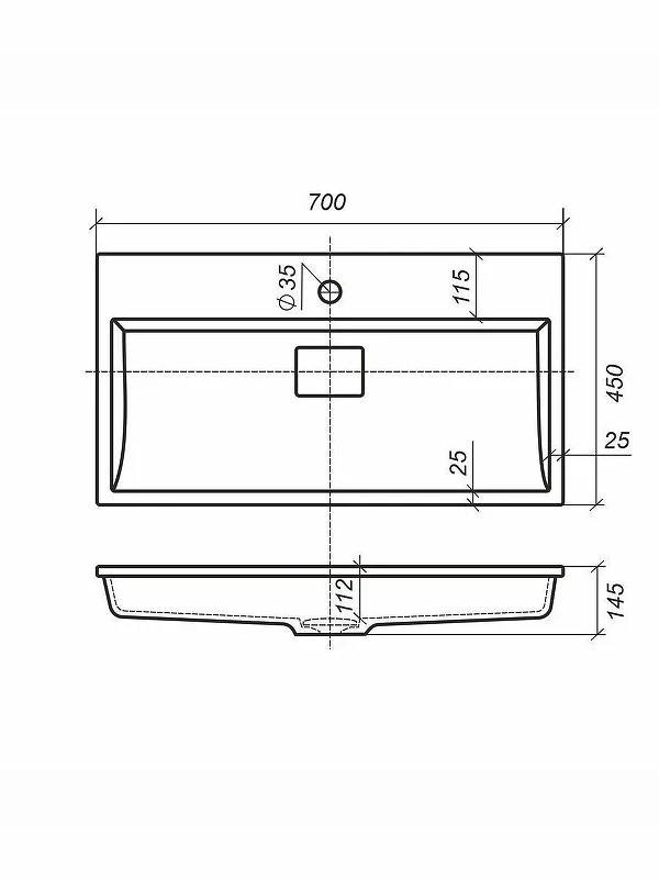 Тумба с раковиной Uperwood Barsa 70 293020547 подвесная цвет Черный матовый Дуб сонома