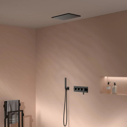 Душевая система Teska Euro X EX3680 Черный матовый латунь встраиваемый