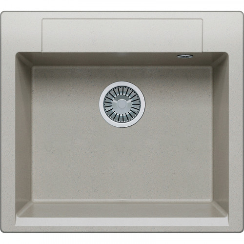 Кухонная мойка Polygran Argo-560 №14 575790 Серая искусственный камень (литьевой мрамор) встраиваемый