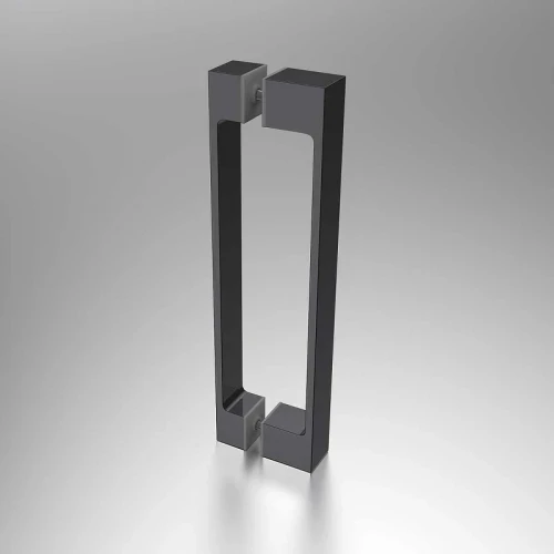 Душевая дверь Vincea Alpha 60 VDP-3AL600CLGM профиль Вороненая сталь стекло прозрачное