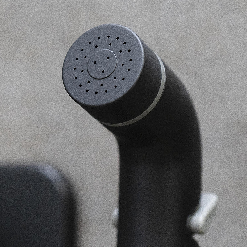 Гигиенический душ со смесителем Lemark Bronx LM3740BL c термостатом цвет Черный