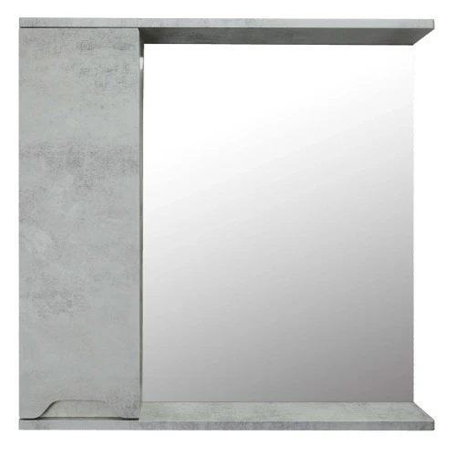 Зеркало со шкафом Loranto Florena 70 L CS00086986 цвет Светлый бетон