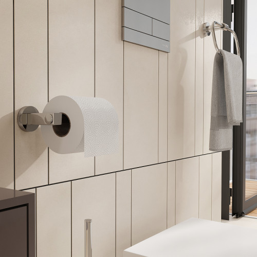 Держатель туалетной бумаги WasserKRAFT Mosel K-46625 с крышкой Хром