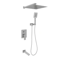 Душевая система Oliveeka D OL-88939003-BN цвет Никель матовый