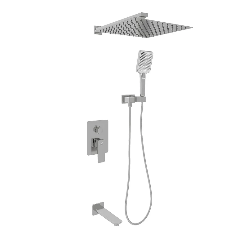 Душевая система Oliveeka D OL-88939003-BN цвет Никель матовый