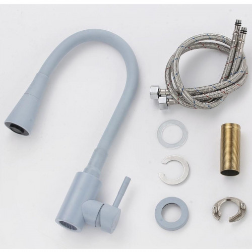 Смеситель для кухни Savol S-3002QM цвет Серый